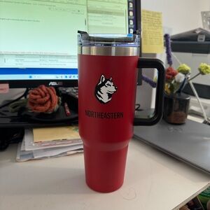 Northeastern Red Travel Mug